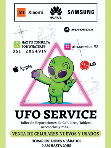 Ufo Service Reparación De Celulares Y Mas