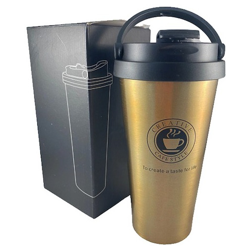 Vaso Térmico Taza Acero Inox. Café Te 500ml Frio/calor Antid