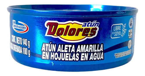 Atun Dolores Lomo Aleta En Agua 140gr