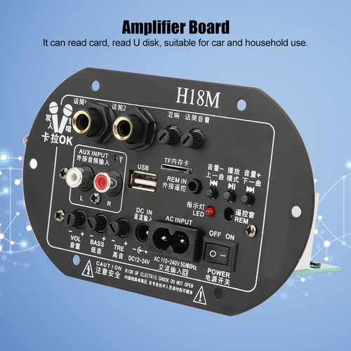 Placa Amplificadora De Subwoofer, Audio, Bluetooth De Alta P