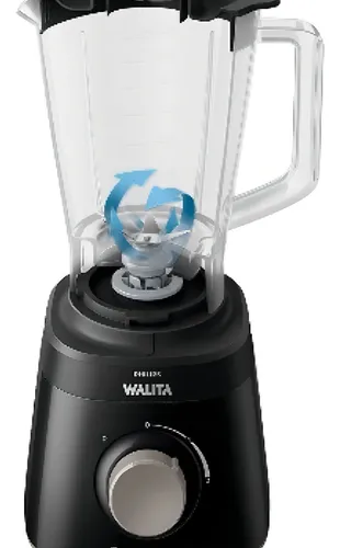 Liquidificador Daily Collection 2 Litros Ri2110 Philips Walita 110v Preto Jarra de Plástico