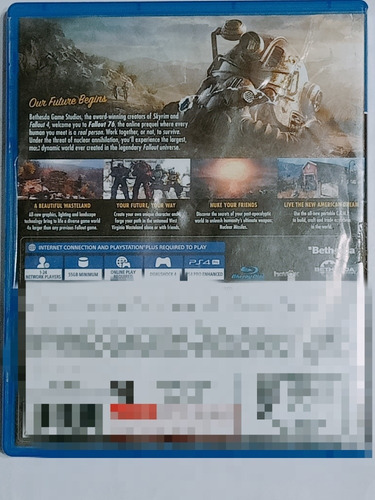 Fallout 76 Para Ps4 (Usado)