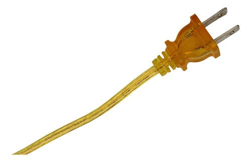 Cable De Lámpara Dorado Transparente Spt-1 12 Pies De Largo