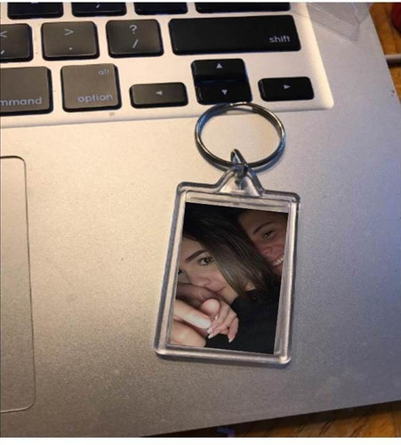 Llaveros Acrilicos Con Foto Personalizada Por Ambos Lados