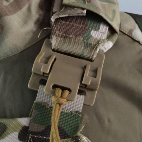 2pcs Tactical Vest Quick Release Buckle Slider Molle Str Nna