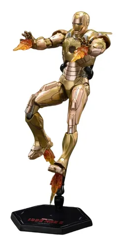Homem De Ferro Ironman Mark 21 Armadura Dourada 18cm Zd Toys