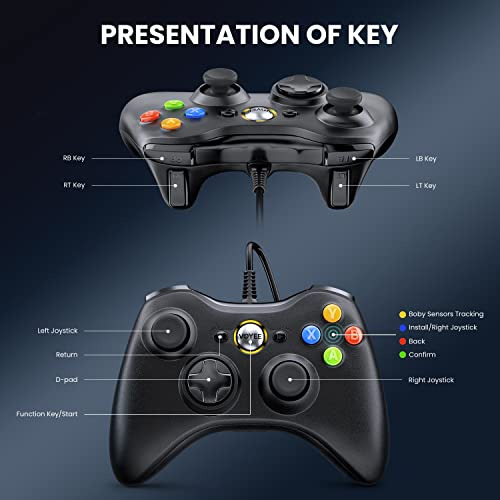 Controlador Voyee Pc, Controlador Con Cable Compatible Con M