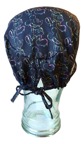 Touca Gorro Cirúrgico Masculino Medicina Mickey Neon