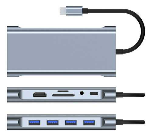 Dockstation Usb C, Hdmi Macbook Air Pro Processador M1 + Nf