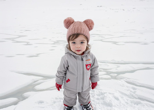 Gorro De Invierno Para Bebé Con Pompón, Gorro De Punto