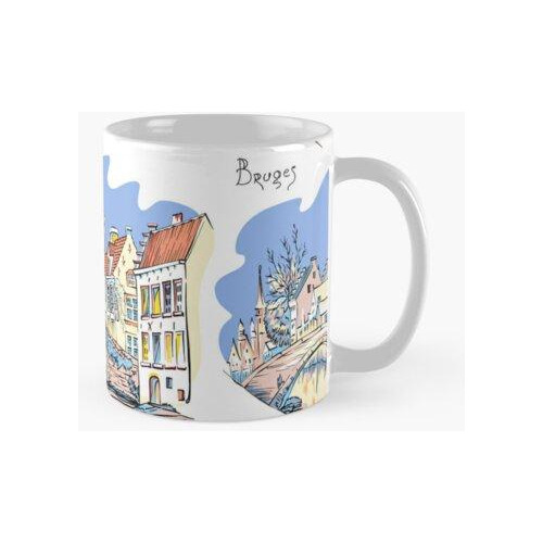 Taza Canal De Brujas Con Hermosas Casas Calidad Premium