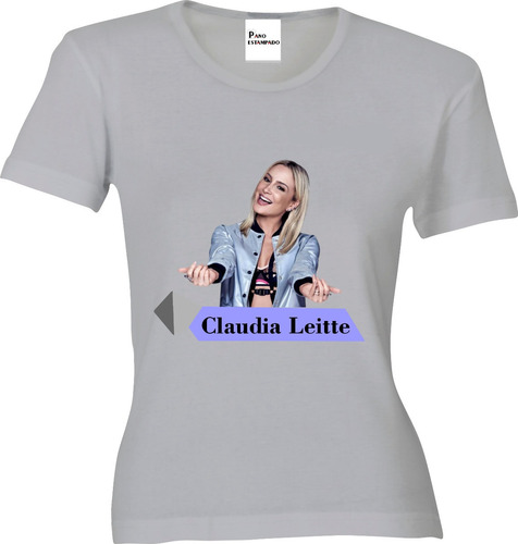 Camiseta, Baby Look, Regata, Cropped Claudia Leitte