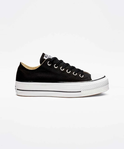 Converse Plataforma Negro 100% Original Chuck Choclo Mujer