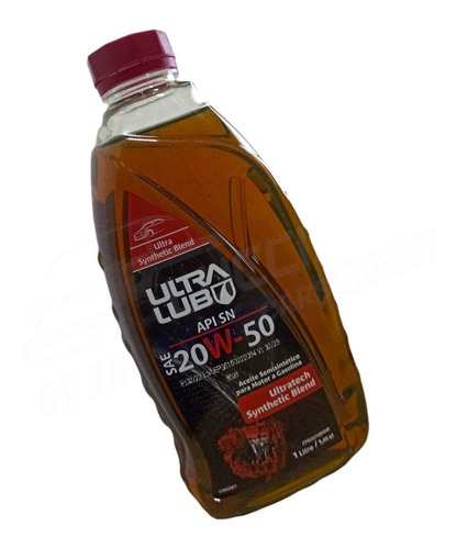 Aceite 20w-50 Ultra Lub Sintetico.