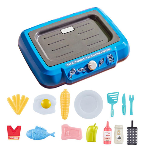 Juego De Cocina Para Niños, Juego De Cocina Que Cambia Azul