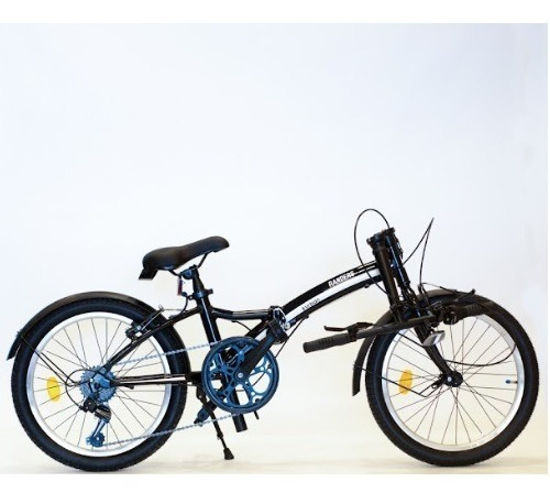 Imagen 2 de 7 de Bicicleta Plegable Rod 20 Bke-720 Color Negro