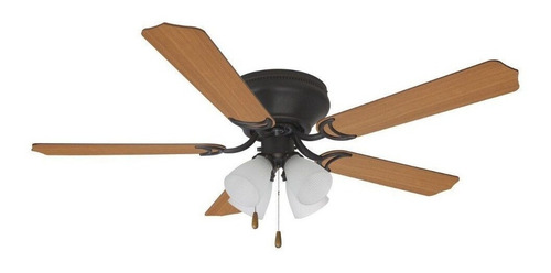 Banico De Techo Modelo Schuster 52 Cantidad De Aspas 5 Estructura Bronce Diámetro 130 Cm Material De Las Aspas Mdf