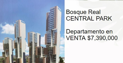 Se Vende Departamento En Central Park, Bosque Real, Huixquilucan