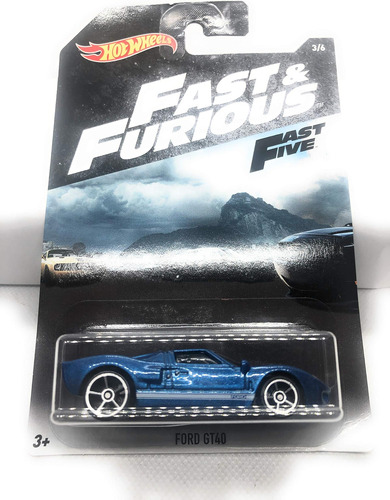 Vehículo Ford Gt-40 Rápido Y Furioso De Mattel