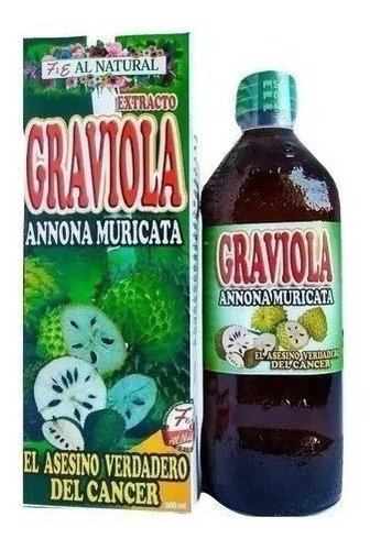 Graviola Liquida Jarabe Natural 500ml Importada Peru