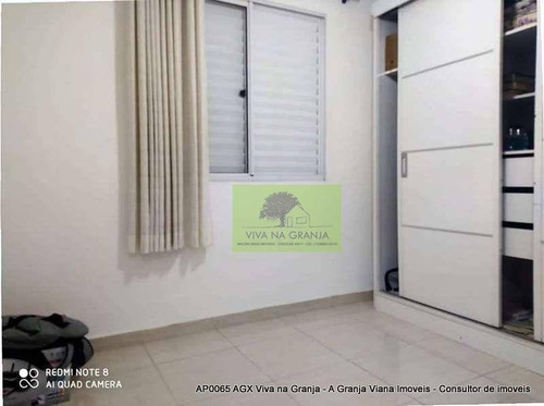 Imagem 9 de 28 de Apartamento Com 2 Dormitórios À Venda, 55 M² Por R$ 250.000,00 - Granja Viana - Cotia/sp - Ap0065
