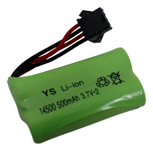 Bateria De Li-ion 3.7v 500mah Wltoys