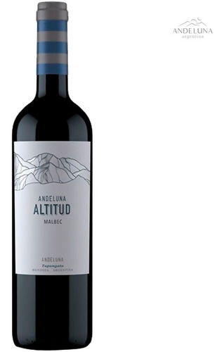 Imagen 3 de 5 de Vino Andeluna Altitud Malbec 750ml X6 Unidades