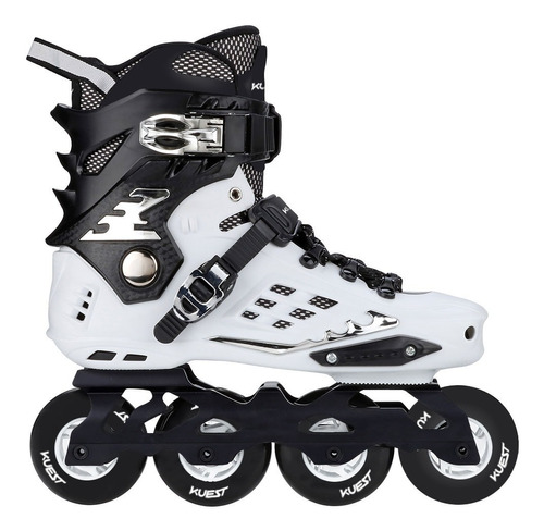 Rollers Slalom Rigidos Abec-9 Profesional Kuest Street White