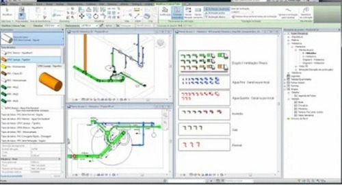 Revit Mep Projeto Hidrosanitário+templates+famílias+ar Cnd.