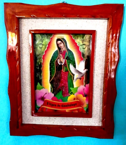 Cuadro Religioso  Virgen De Guadalupe   53x64cm