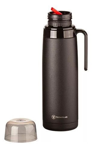 Termo Termolar R-evolution Revolution Acero Inox Negro 1 Ltr