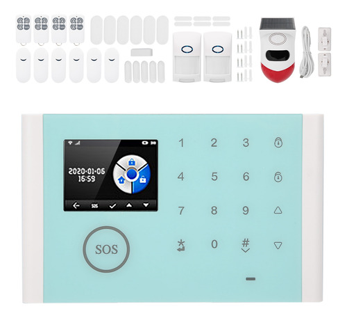 Kit De Sensor De Puerta Y Ventana Wifi, Sistema De Alarma De