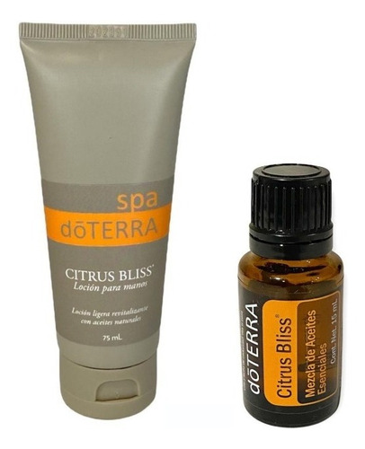 Citrus Bliss Mezcla Vigorizante + Crema Citrus Bliss Doterra