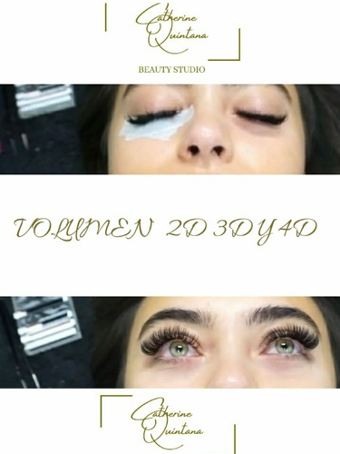 Extensiones De Pestañas Clásicas Hibridas Y Volumen 2d,3d,4d