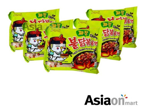 Ramen Coreano Jjajang 5 Piezas 140g Samyang