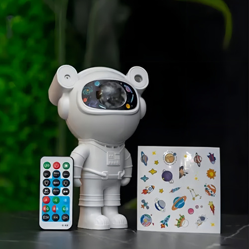 Projetor Astronauta Com Som Bluetooth Decorativo Ilumina