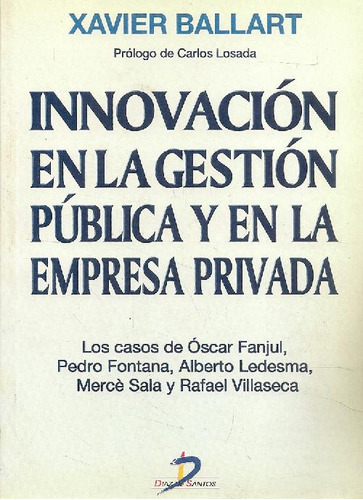 Libro Innovacion En La Gestion Publica Y En La Empresa Priva