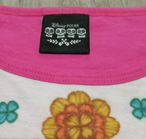 Playera Disney Pixar Coco Original Rosa T 10 Niña (Usado)