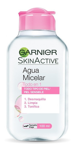 Agua Micelar Skinactive Todo En 1 Facial Garnier 100ml