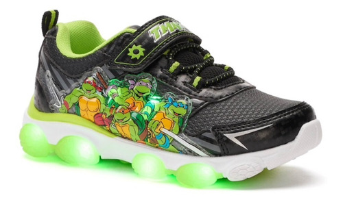 Zapatillas Tortugas Ninja Con Luces Autentico Para Niños