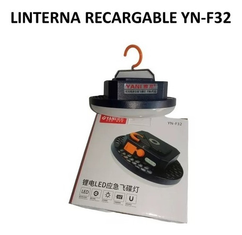 Linterna Recargable Yn-f32 Con Acople Magnetico