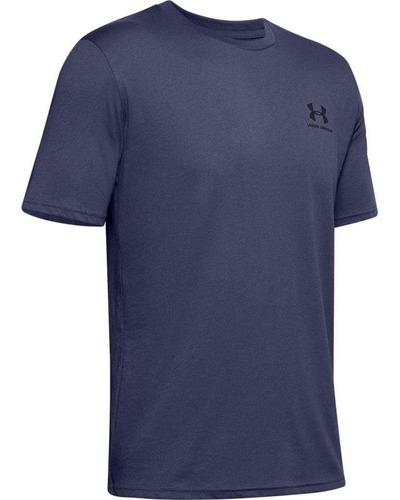 Camiseta Under Armour Sportstyle Left Chest Hombre-violeta