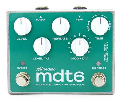 Pedal Guitarra Dedalo Mdt6 Máquina Del Tiempo Delay Tap