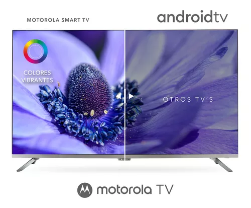 Smart Tv Motorola Android Tv 55 Uhd 4k Hdr + Comando De Voz