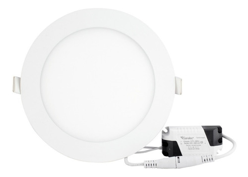 Luminario Led Sanelec 12w Para Techo Luz Cálida