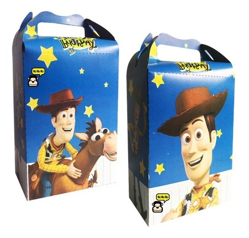 Woody Caja Dulcera 10 Piezas Dulceros Bolos Fiesta Toy Story