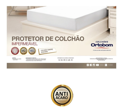 Protector Impermeable 50cm Queen