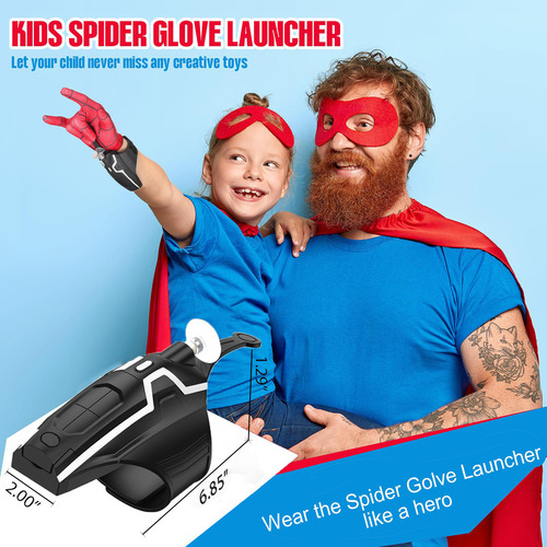 Lanza Telarañas Spiderman Juego De Rol Infantil Para Niños-a
