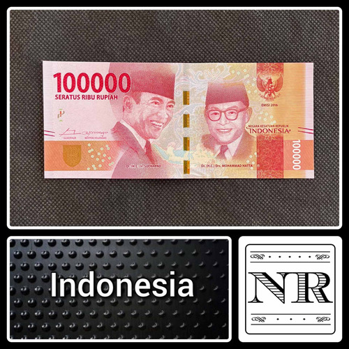 Indonesia - 100000 Rupias - Año 2016 - P #160