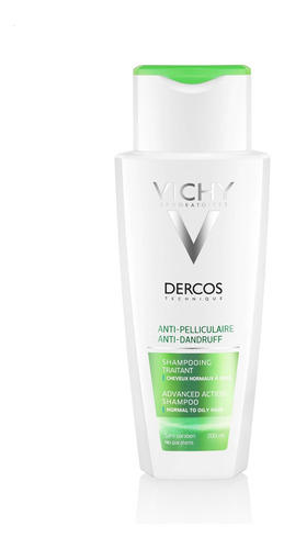 Dercos Shampoo Anti-caspa Anti-grasa 200 Ml.